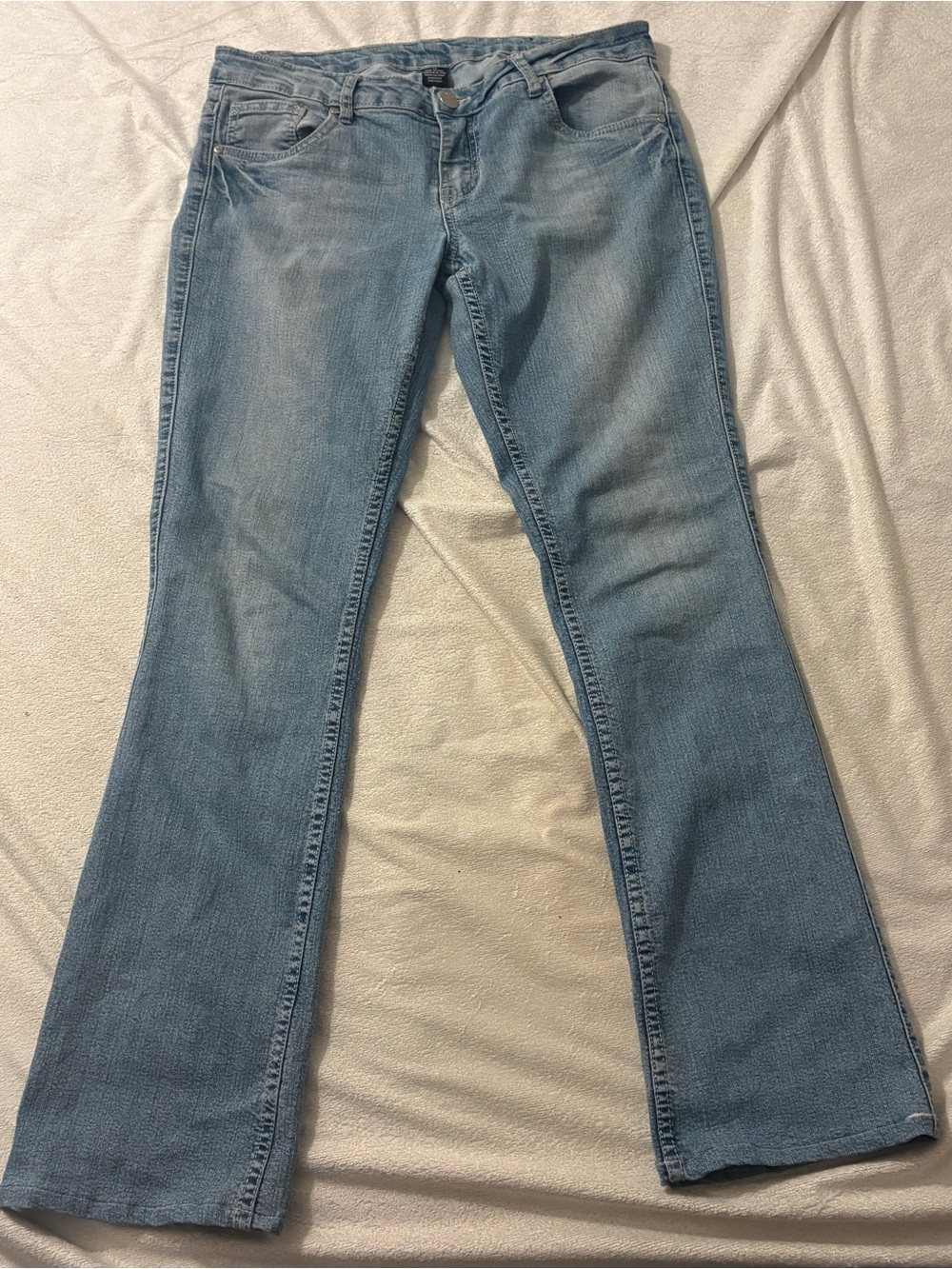 Light Wash Blue Denim Bootcut Jeans Size 11